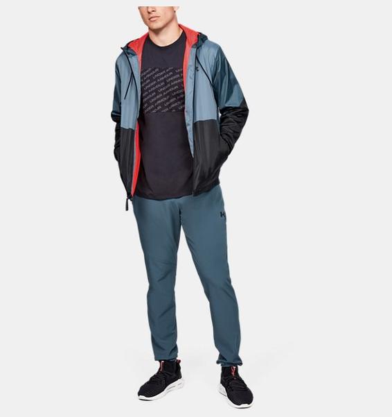 Gri Erkek UA Legacy Windbreaker Mont