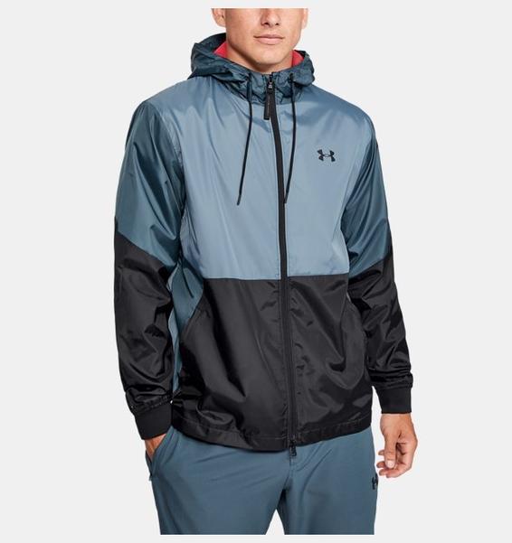 Gri Erkek UA Legacy Windbreaker Mont