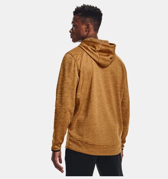 Kahverengi Erkek Armour Fleece® Twist Kapüşonlu Üst