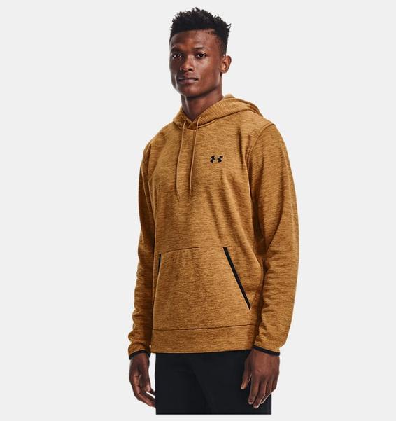 Kahverengi Erkek Armour Fleece® Twist Kapüşonlu Üst