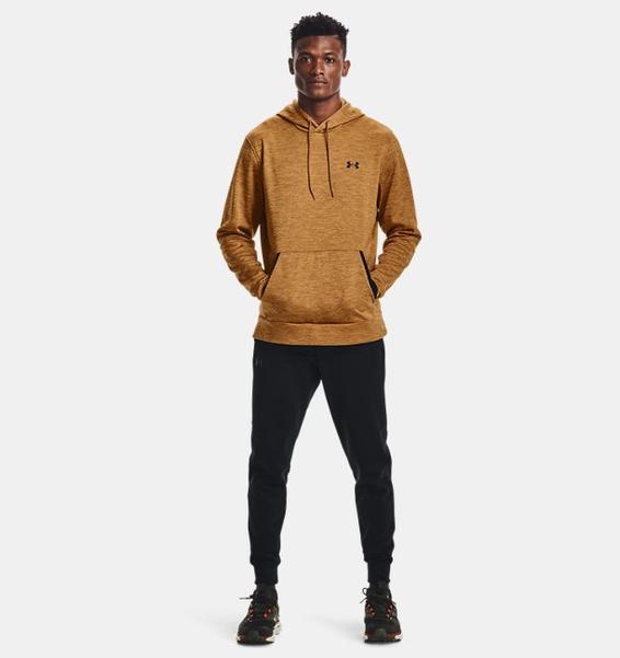 Kahverengi Erkek Armour Fleece® Twist Kapüşonlu Üst