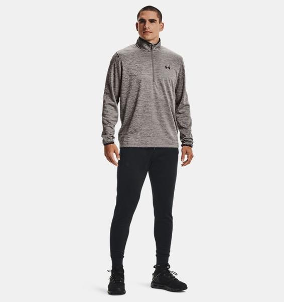 Gri Erkek Armour Fleece® ½ Fermuarlı