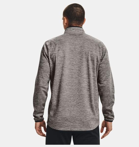 Gri Erkek Armour Fleece® ½ Fermuarlı