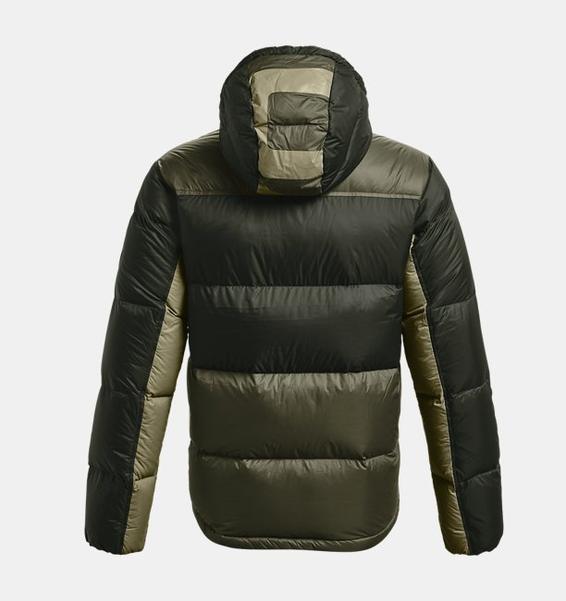 Yeşil Erkek ColdGear® Infrared Down Blocked Mont