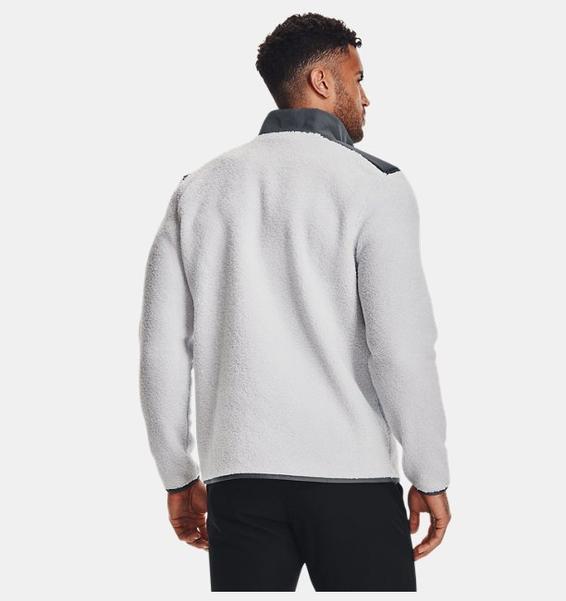 Gri Erkek UA SweaterFleece Pile Kazak