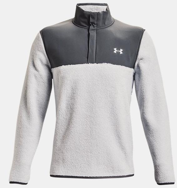 Gri Erkek UA SweaterFleece Pile Kazak