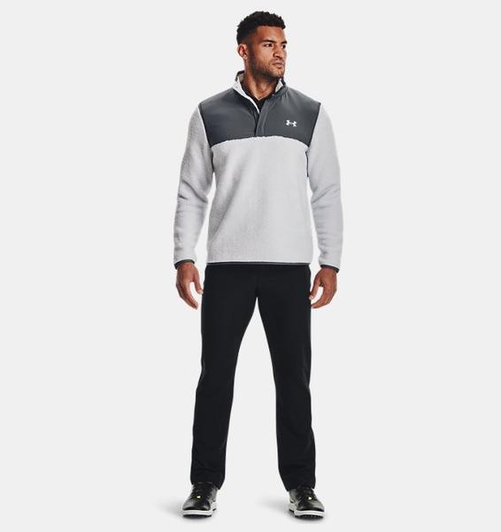 Gri Erkek UA SweaterFleece Pile Kazak