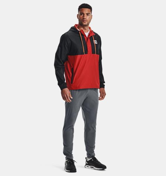 Turuncu Erkek UA Dokuma Alma Mater Anorak Mont