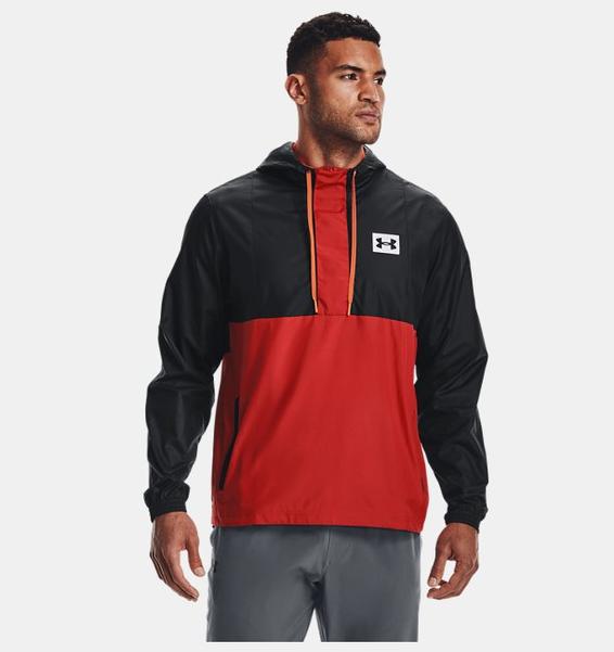 Turuncu Erkek UA Dokuma Alma Mater Anorak Mont