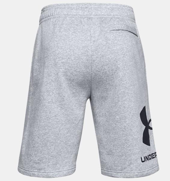 Gri Erkek UA Rival Fleece Big Logo Şort