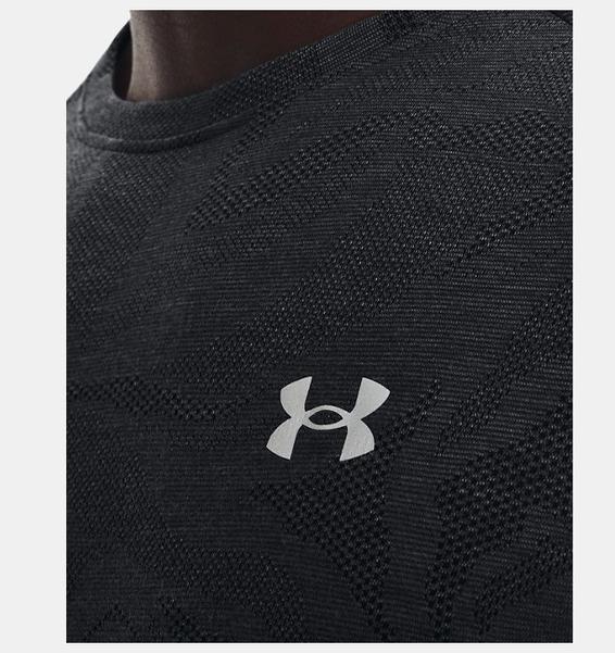 Siyah Erkek UA Streaker Jakarlı Tişört