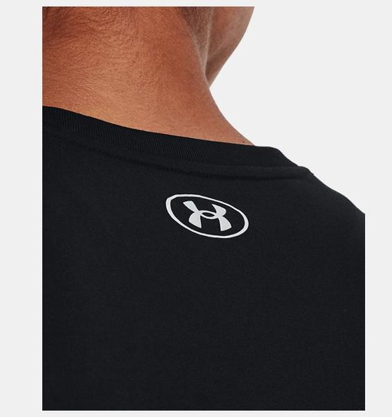 Siyah Kadın UA Tech™ Solid Logo Arch Kısa Kollu