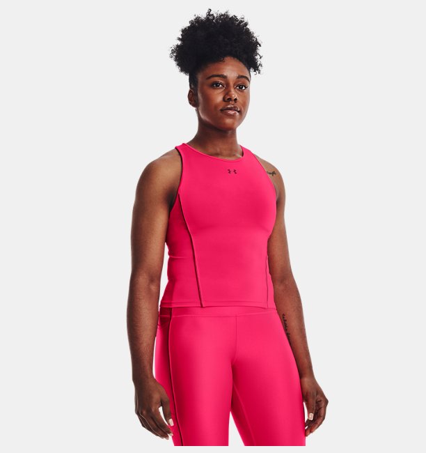 Kadın HeatGear® Armour Atlet Pembe