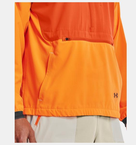 Turuncu Erkek UA Terrain Anorak Mont
