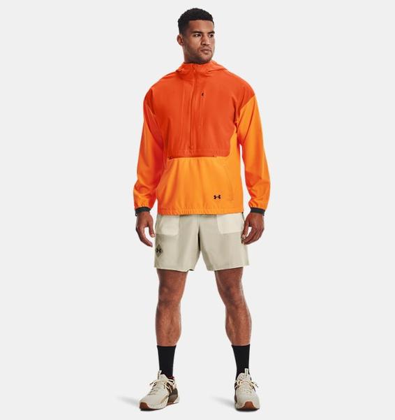 Turuncu Erkek UA Terrain Anorak Mont