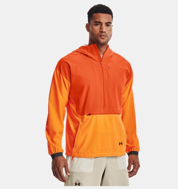 Turuncu Erkek UA Terrain Anorak Mont