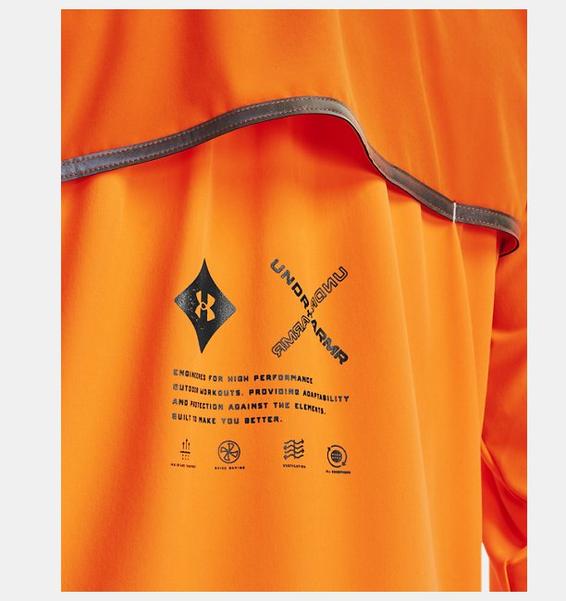 Turuncu Erkek UA Terrain Anorak Mont