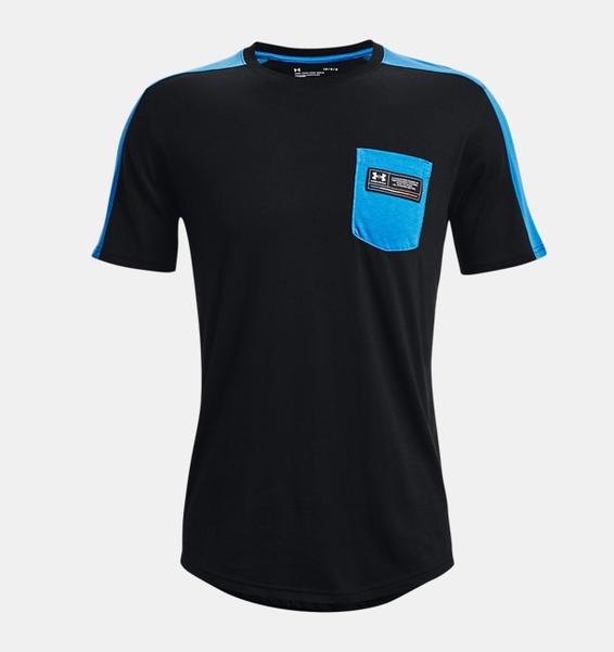 Siyah Erkek UA Pocket Tişört