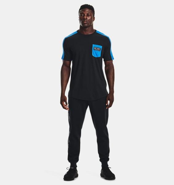 Siyah Erkek UA Pocket Tişört