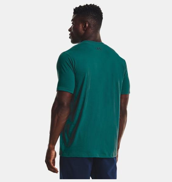 Yeşil Erkek UA Fast Left Chest 3.0 Kısa Kollu