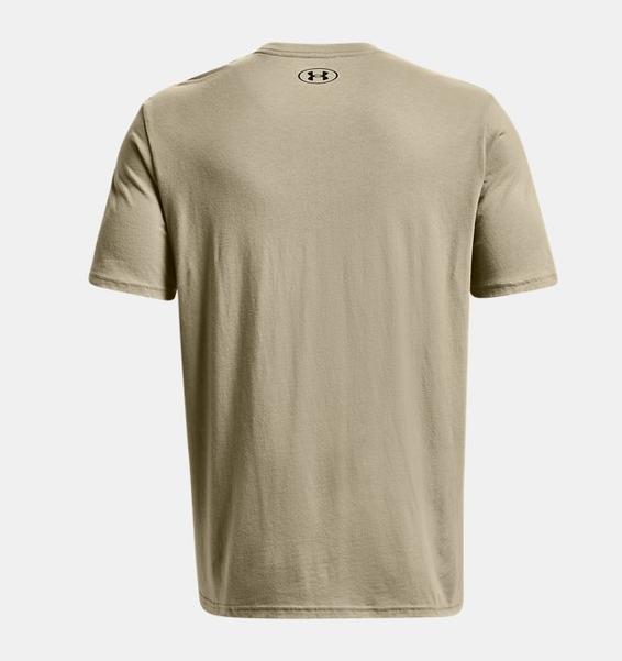 Haki Erkek UA Camo Chest Stripe Kısa Kollu