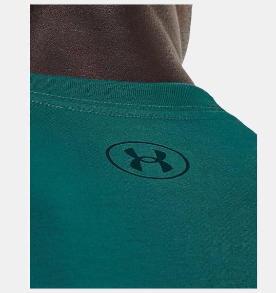 Yeşil Erkek UA Fast Left Chest 3.0 Kısa Kollu