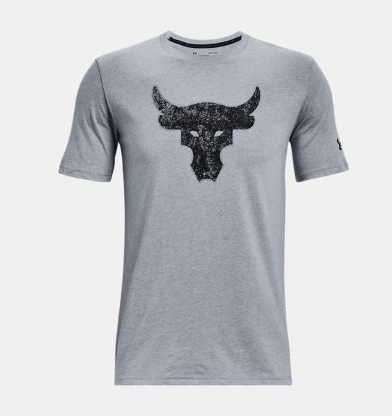 Gri Erkek Project Rock Brahma Bull Kısa Kollu