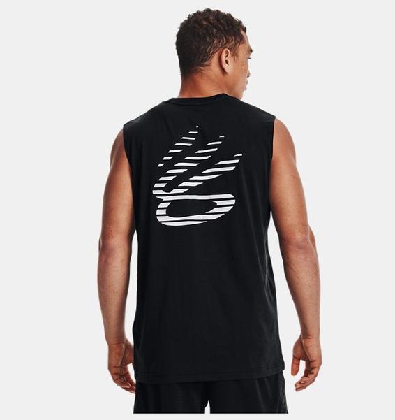 Siyah Erkek Curry Graphic Atlet