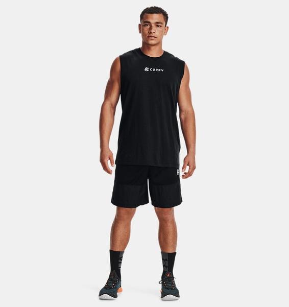 Siyah Erkek Curry Graphic Atlet