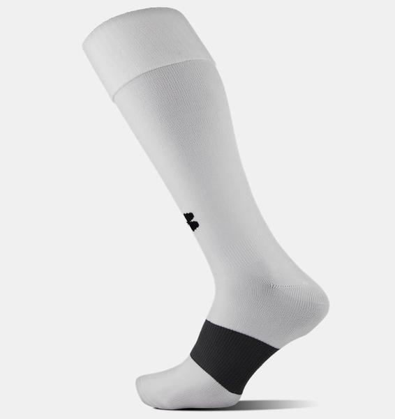 Beyaz Yetişkin UA Soccer Over-The-Calf Çorap