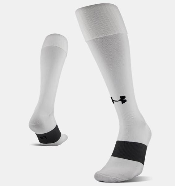 Beyaz Yetişkin UA Soccer Over-The-Calf Çorap