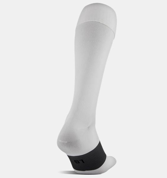 Beyaz Yetişkin UA Soccer Over-The-Calf Çorap