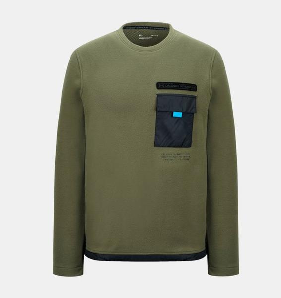 Yeşil Erkek ColdGear® Infrared Utility Crew
