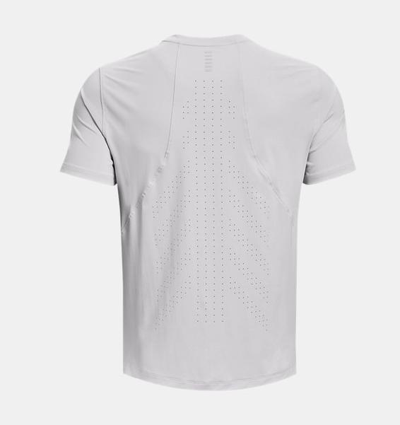 Gri Erkek UA Serin Tutan Koşu Laser Tişört
