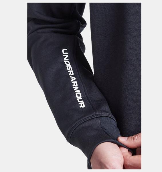 Siyah Erkek UA Armour Terry Kapüşonlu Üst