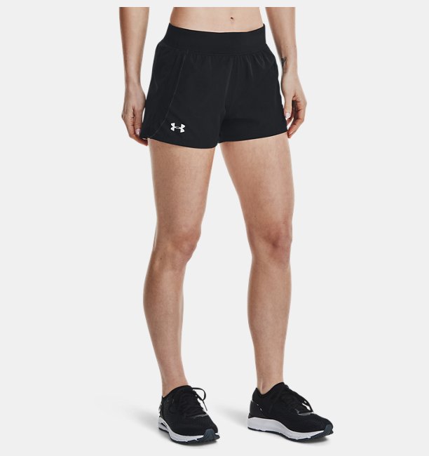 Crop Top Under Armour Qualifier Speedpocket - Taille S - Noir - Neuf Avec étiquettes - Pour Le Sport