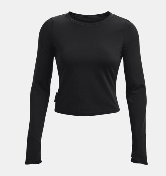 Siyah Kadın UA HydraFuse Uzun Kollu