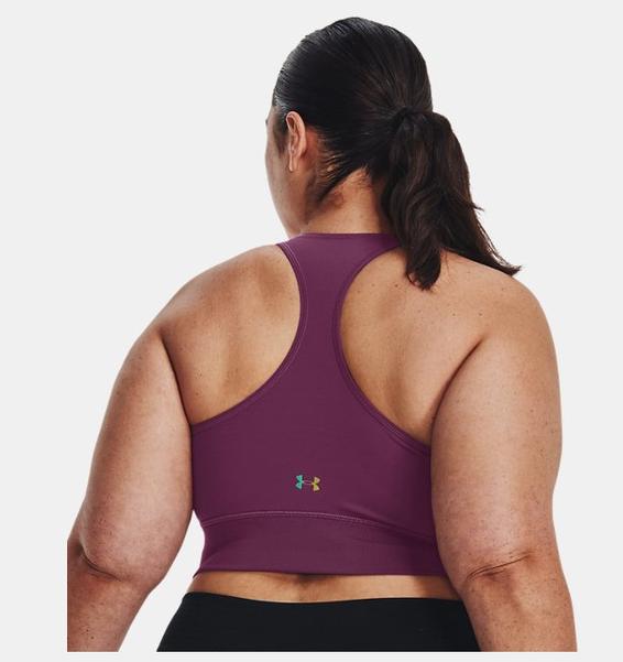 Mor Kadın UA RUSH™ Long Line Spor Sütyeni