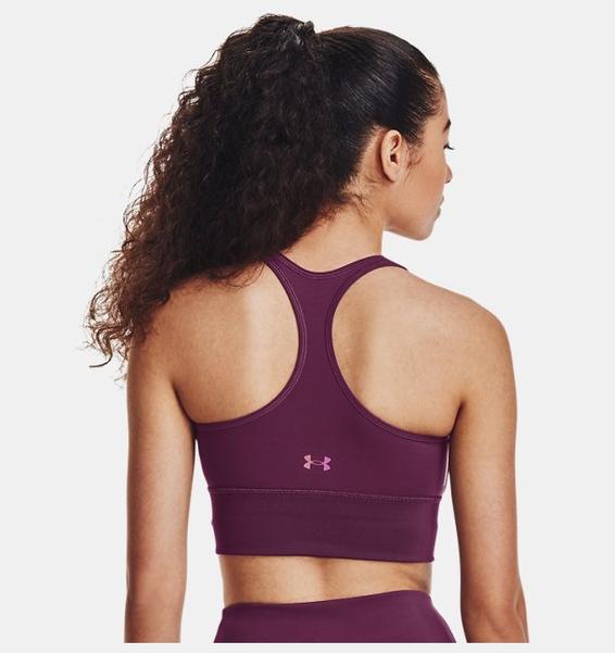 Mor Kadın UA RUSH™ Long Line Spor Sütyeni