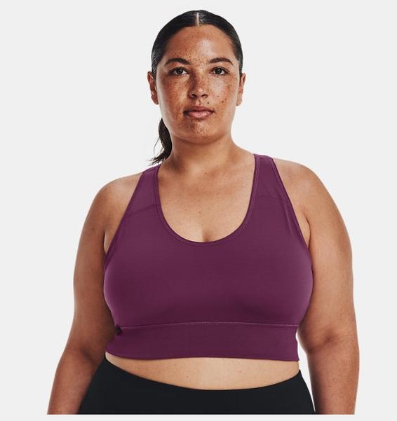 Mor Kadın UA RUSH™ Long Line Spor Sütyeni