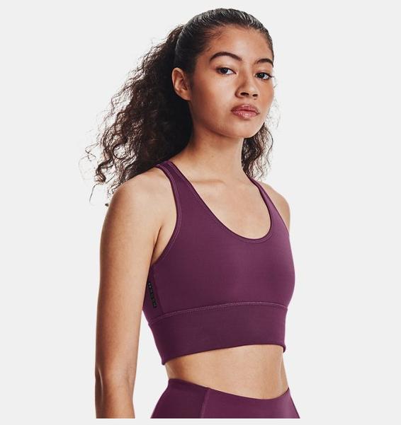 Mor Kadın UA RUSH™ Long Line Spor Sütyeni