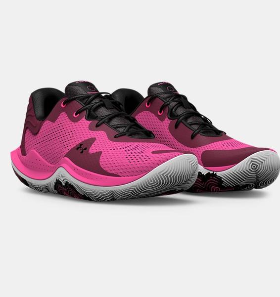Pembe Unisex UA Spawn 4 Basketbol Ayakkabısı