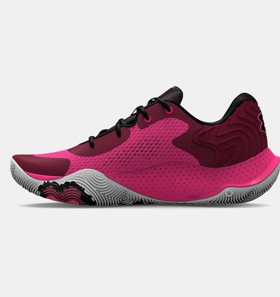 Pembe Unisex UA Spawn 4 Basketbol Ayakkabısı