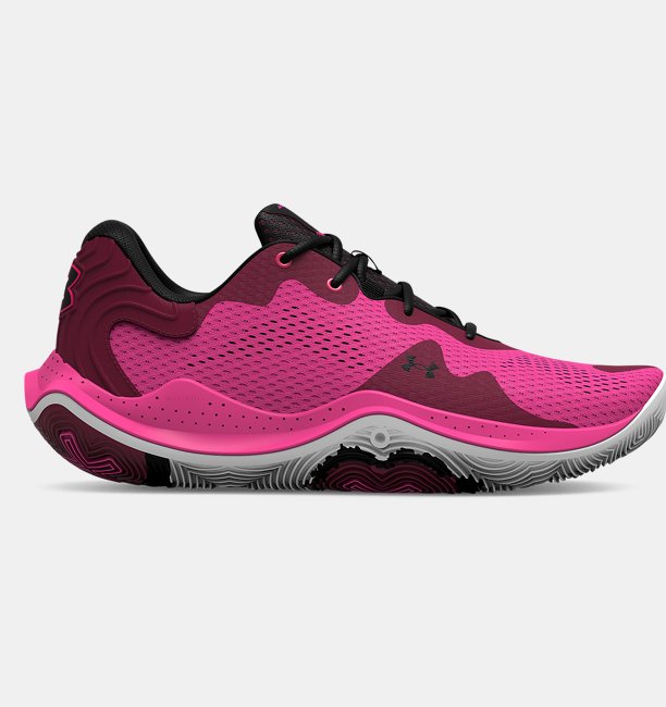 Unisex UA Spawn 4 Basketbol Ayakkabısı Pembe