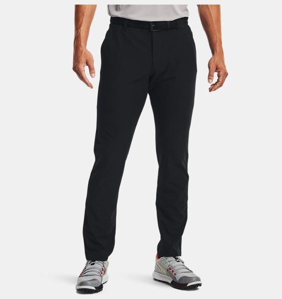 Siyah Erkek UA Drive Tapered Pantolon