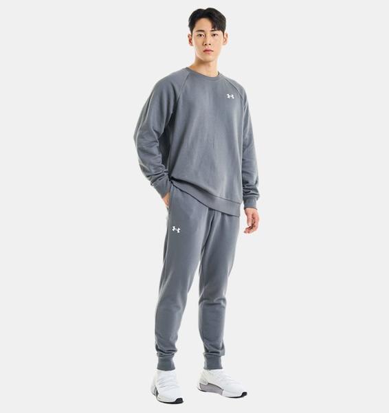 Gri Erkek UA Rival Cotton Eşofman Altı