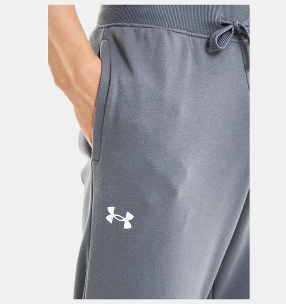 Gri Erkek UA Rival Cotton Eşofman Altı