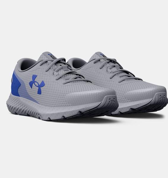 Gri Erkek UA Charged Rogue 3 Reflect Koşu Ayakkabısı