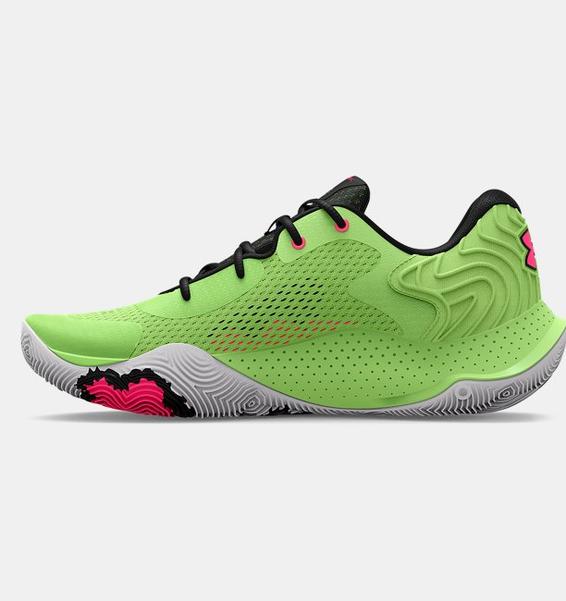 Yeşil Unisex UA Spawn 4 Basketbol Ayakkabısı