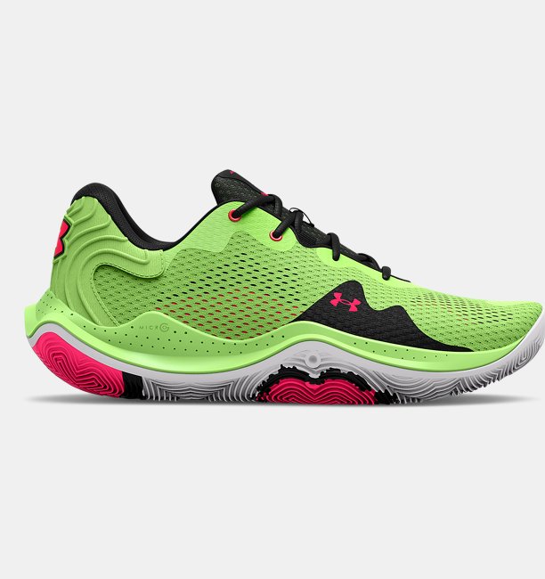 Unisex UA Spawn 4 Basketbol Ayakkabısı Yeşil